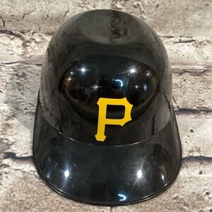Vintage MLB Ice Cream Bowl Black Mini Baseball Batting Helmet Pittsburgh Pirates